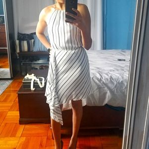 Midi Flowy Striped Dress